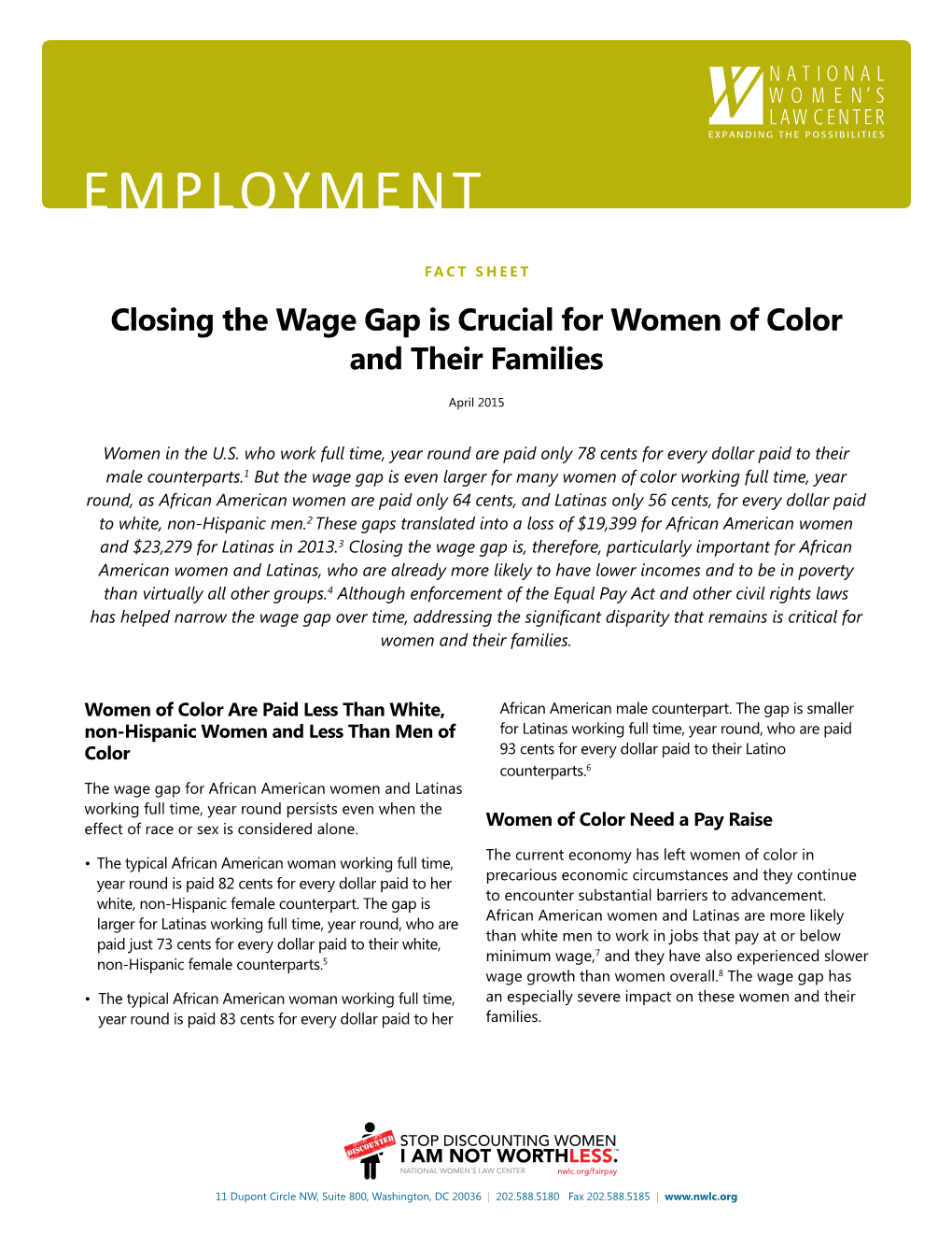 Closing the Wage Gap Is Crucial for Women of Color and Their Families