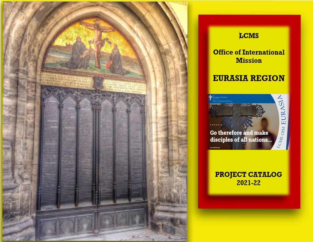 LCMS International Mission — Eurasia Region Project Catalog