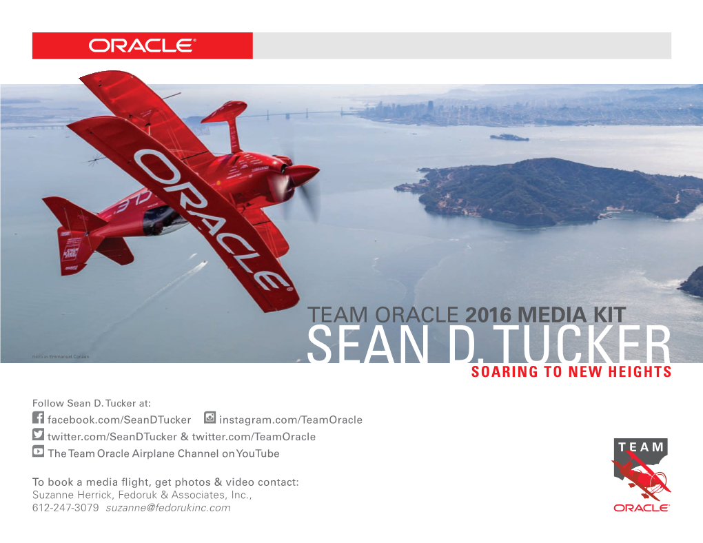 Team Oracle 2016 Media Kit