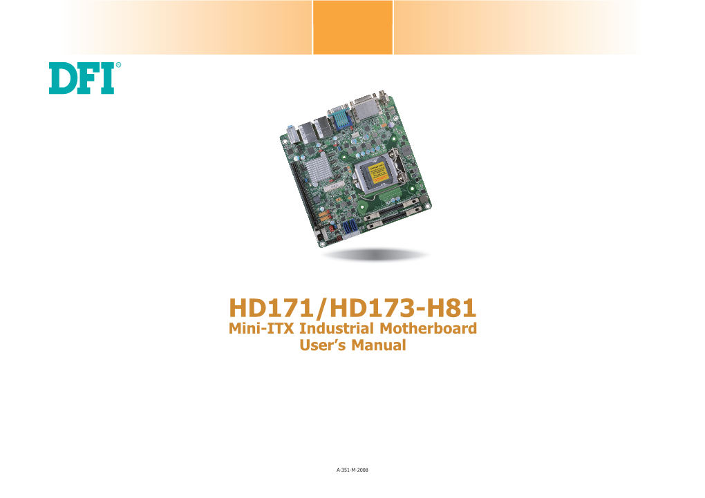 HD171/HD173-H81 Manual