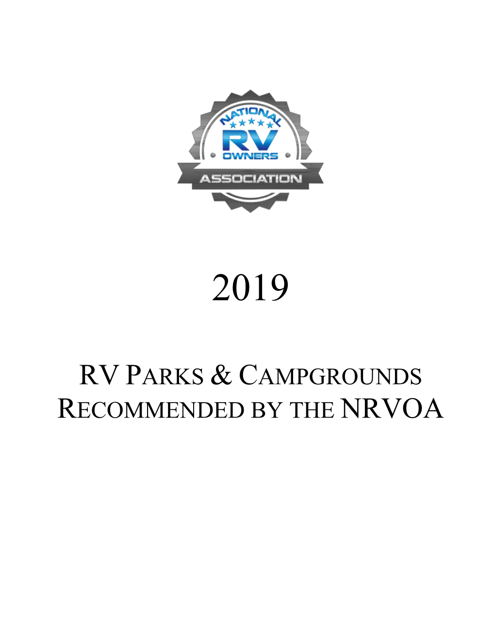 Rv Parks & Campgrounds Recommended by the Nrvoa