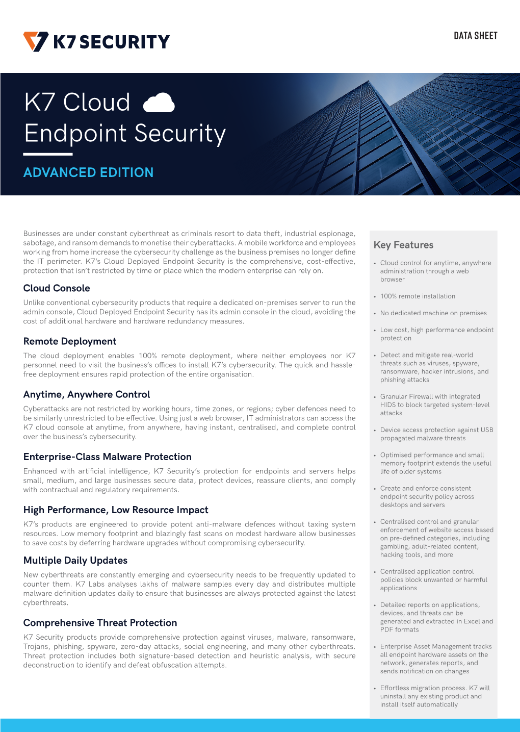 K7 Cloud Endpoint Security