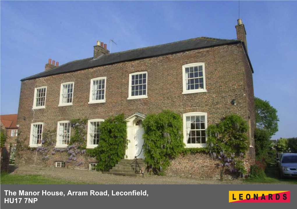 The Manor House, Arram Road, Leconfield, HU17