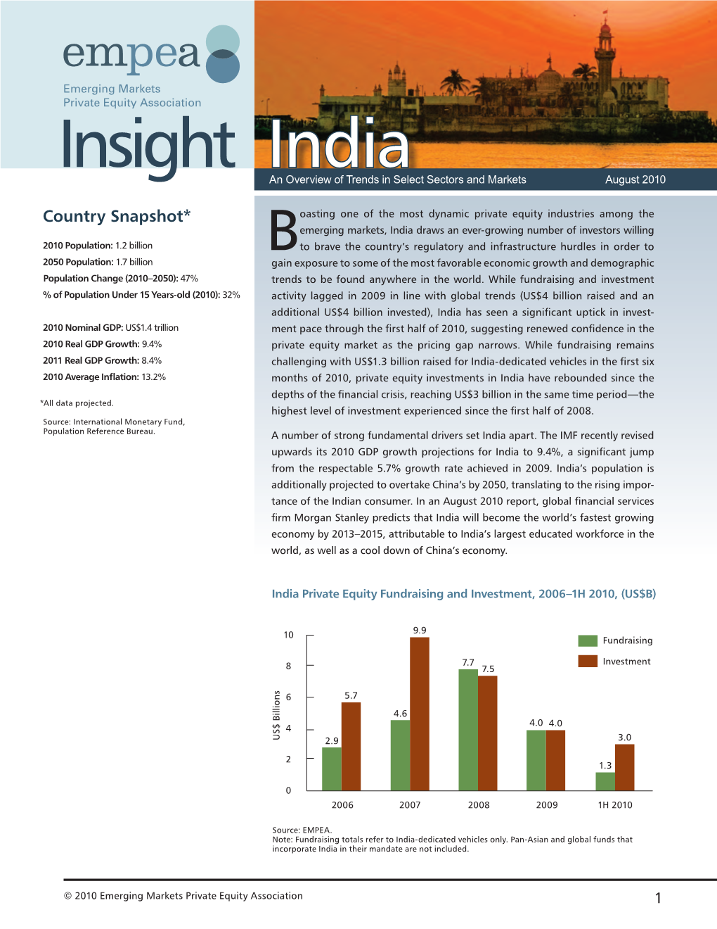 Insight India an Overview of Trends in Select Sectors and Markets August 2010