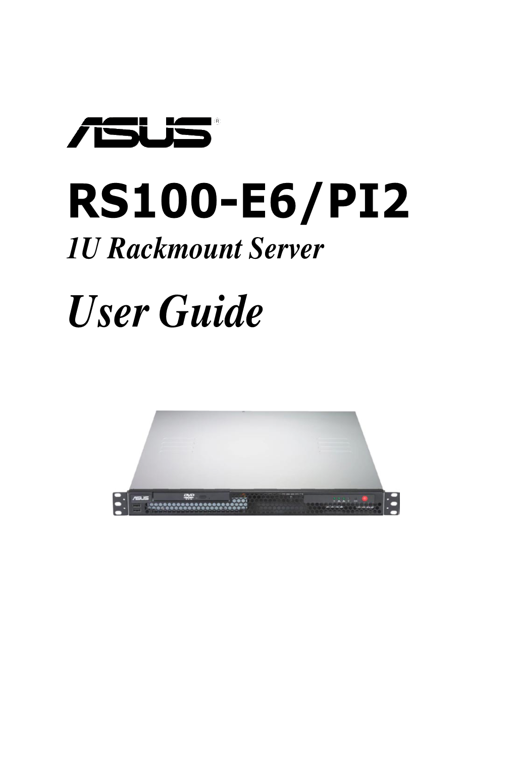 RS100-E6/PI2 User Guide