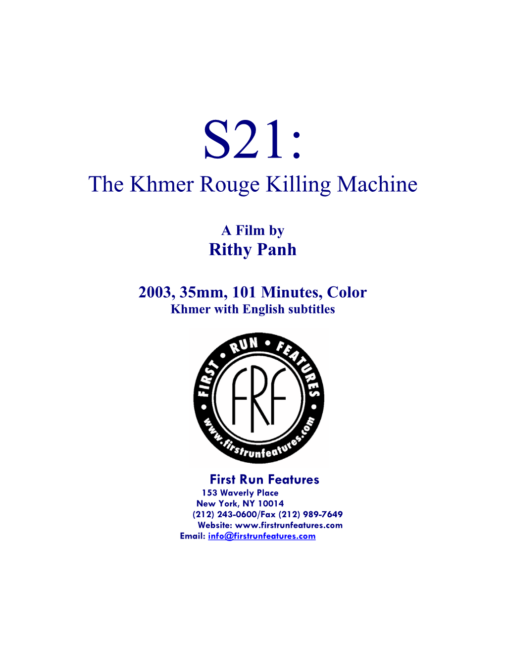 The Khmer Rouge Killing Machine