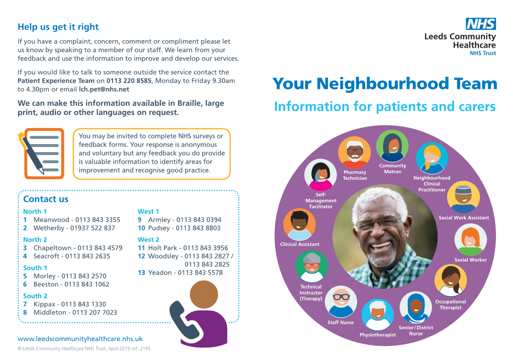 Neighbourhood Team Leaflet