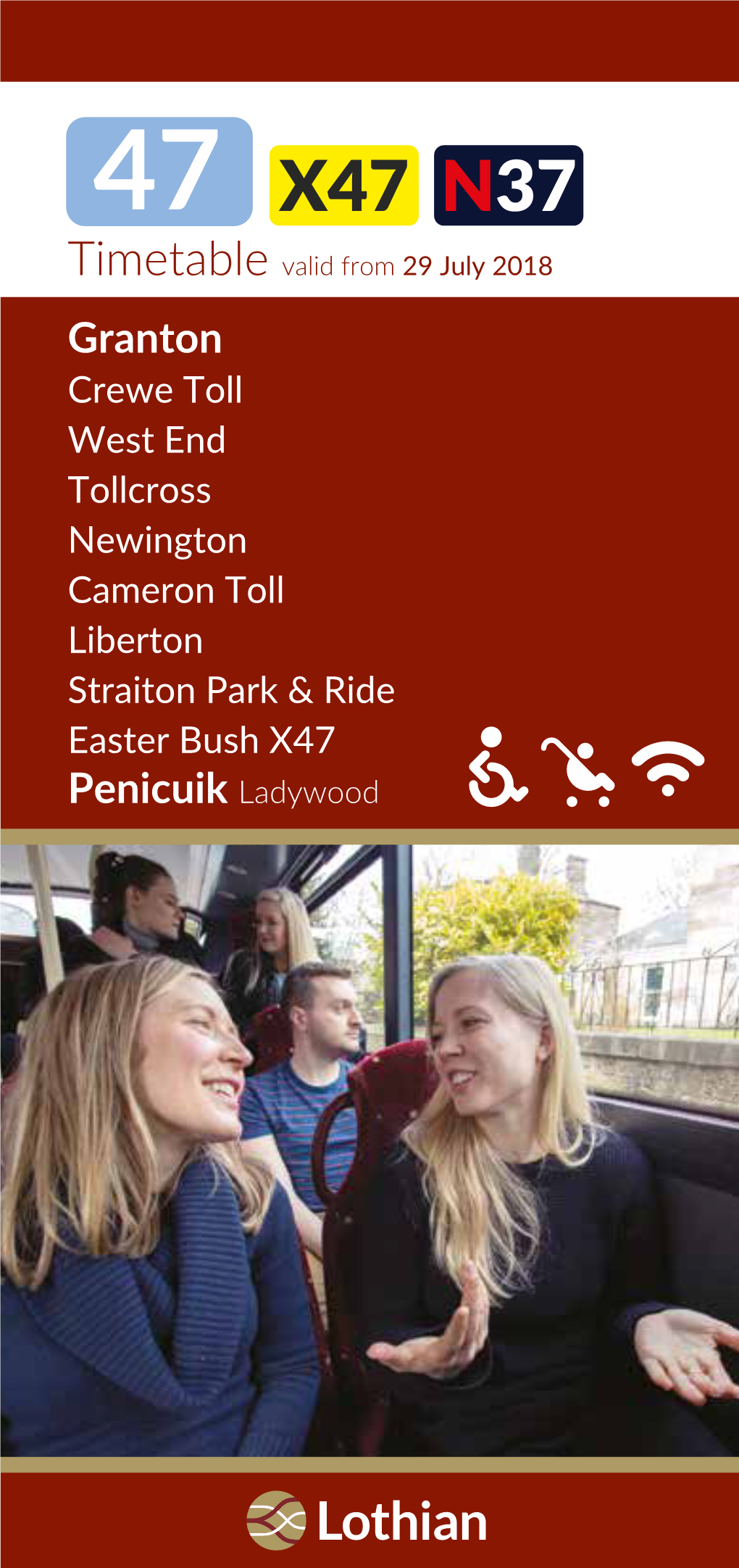 Service 47 at a Glance... Frequency During the Day Mon-Fri Evenings During the Day Mon-Fri and Saturday Sunday Every Every Every 15 30 30 Mins Mins Mins