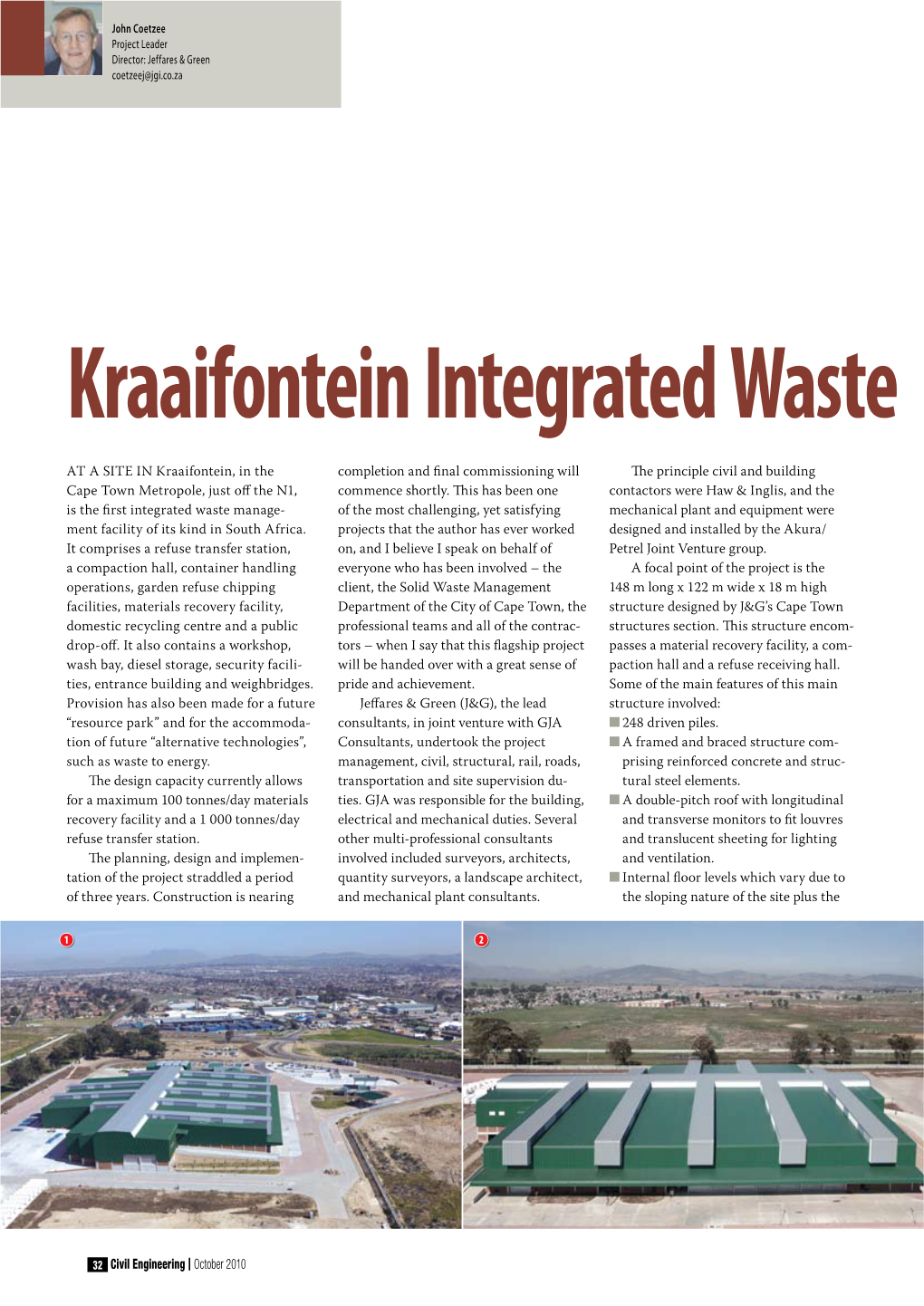 Kraaifontein Integrated Waste Management Facility