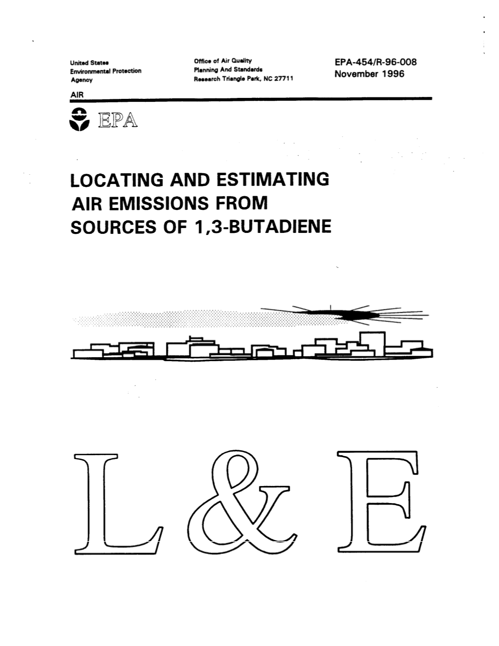 Locating and Estimating Air Emissions from Sources of 1,3-Butadiene