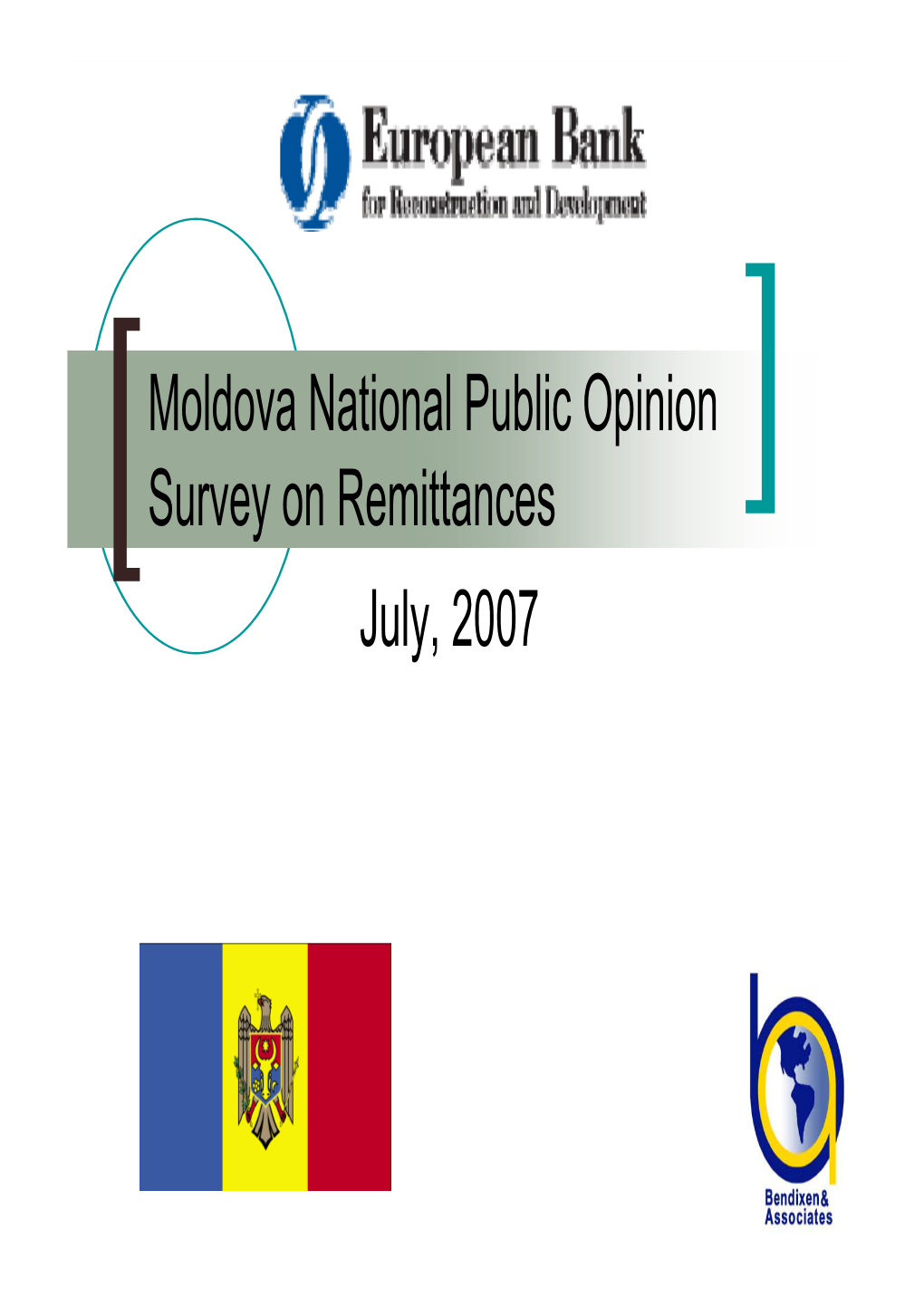 Moldova National Survey on Remittances [EBRD