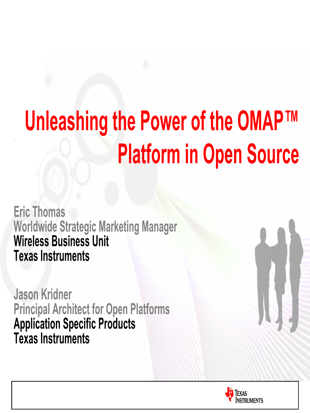 Unleashing the Power of the OMAP(TM