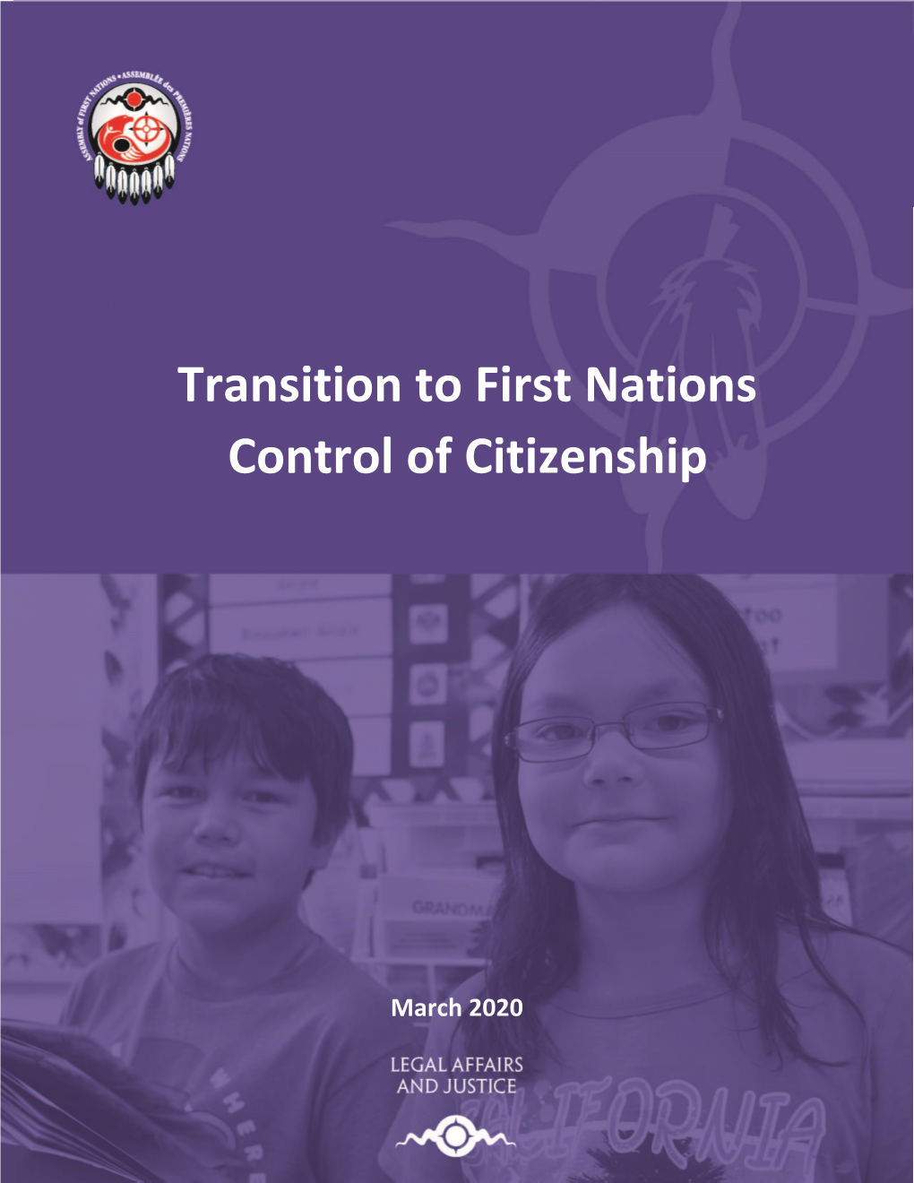 Discussion Paper Transition to First Nations Control of Citizenship