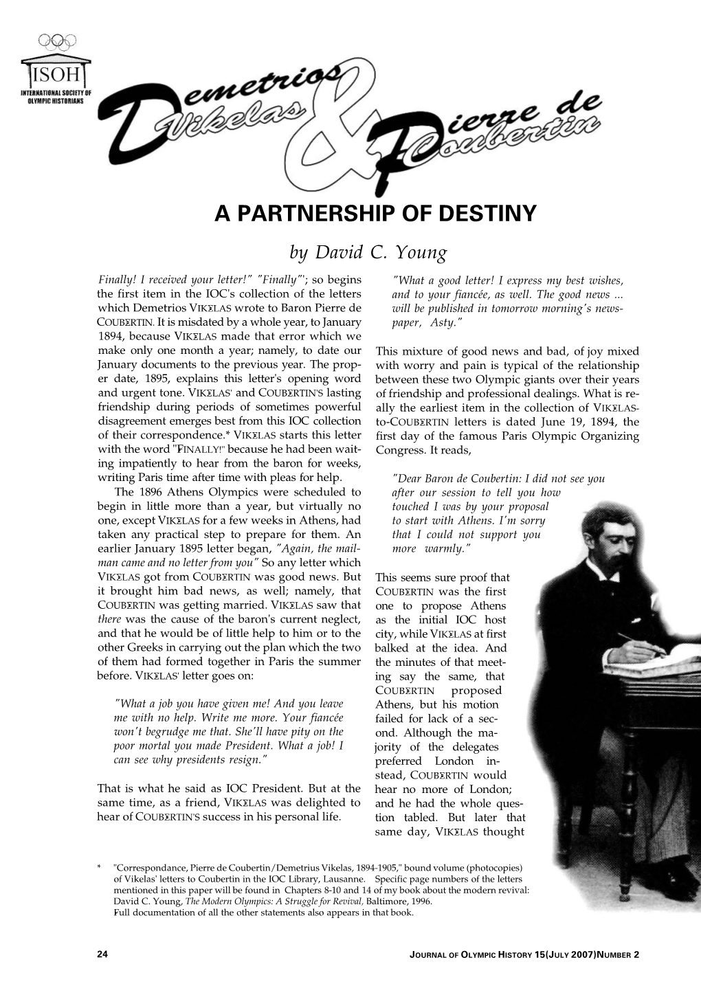 A PARTNERSHIP of DESTINY by David C