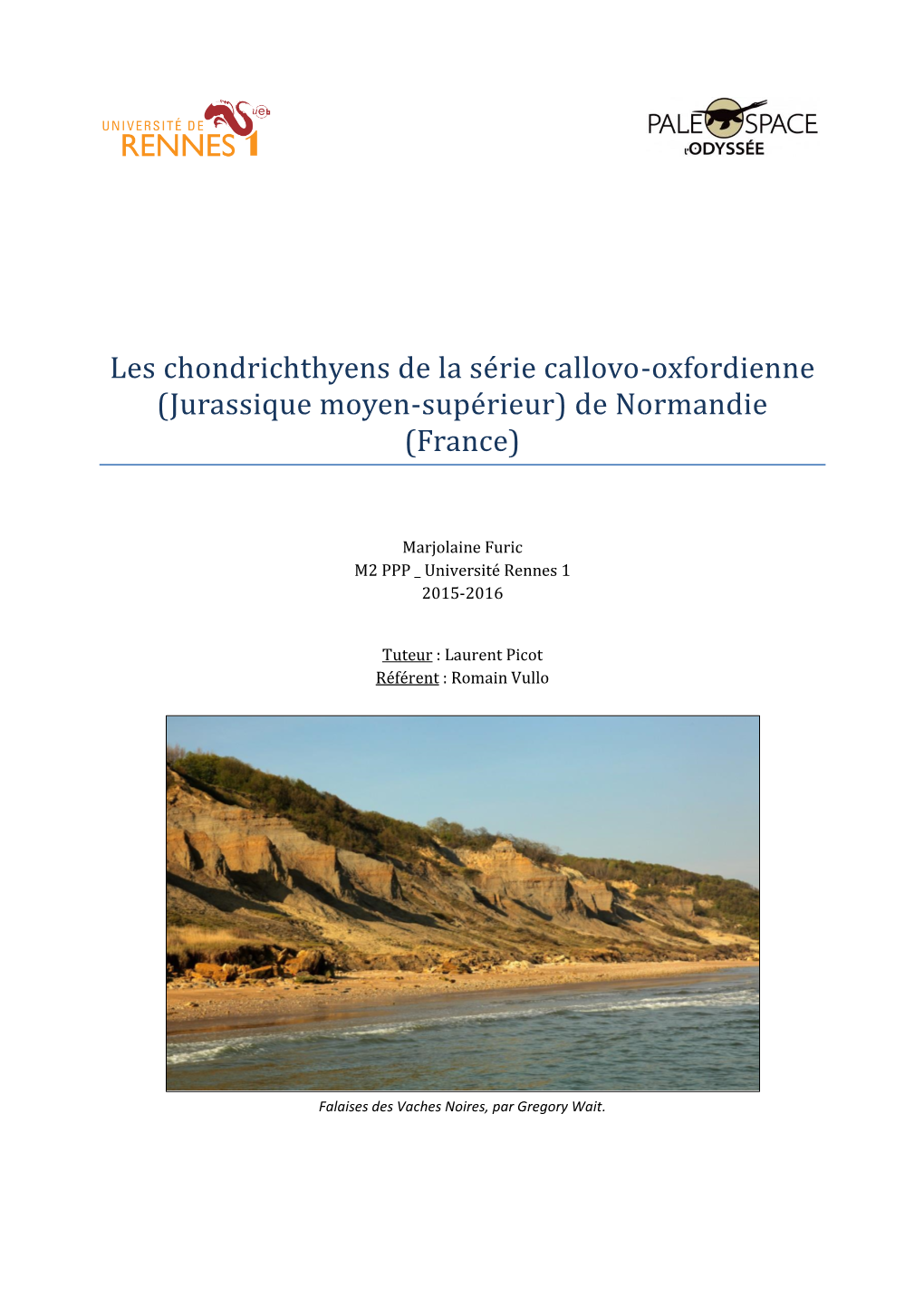 Les Chondrichthyens De La Se Rie Callovo-Oxfordienne (Jurassique Moyen-Supe Rieur) De Normandie (France)