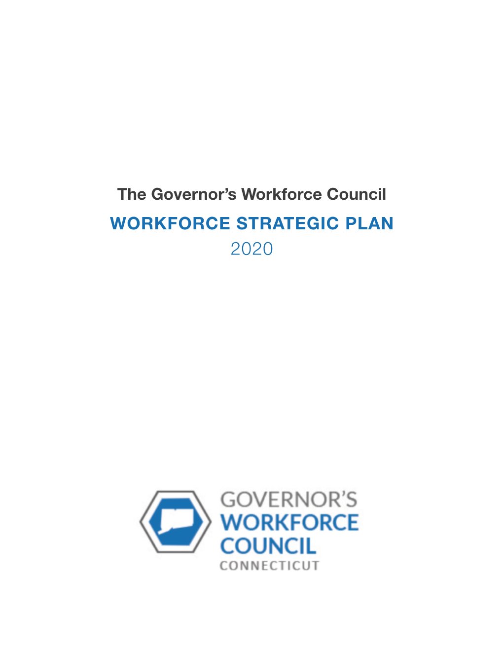 Governor's Workforce Council's 2020 Strategic Plan