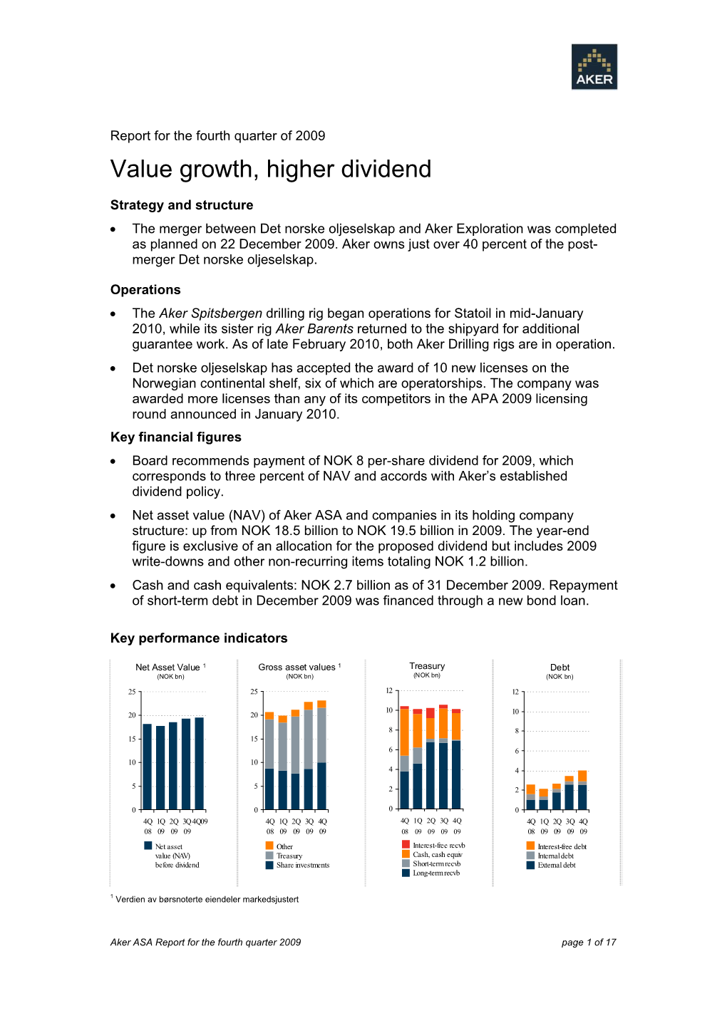 Value Growth, Higher Dividend