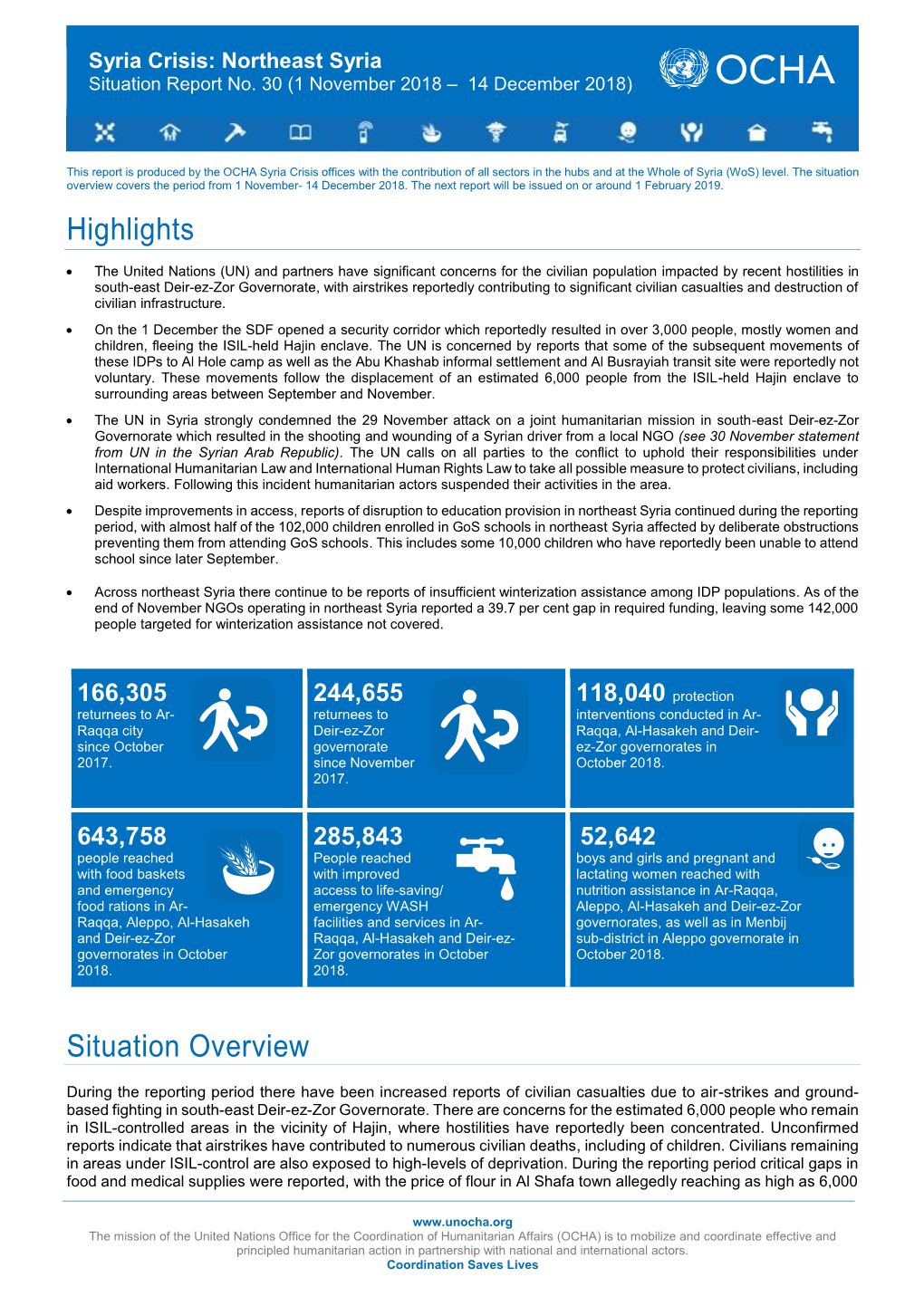 North East Syria Sit Rep 1-30 November Final.Pdf (English)