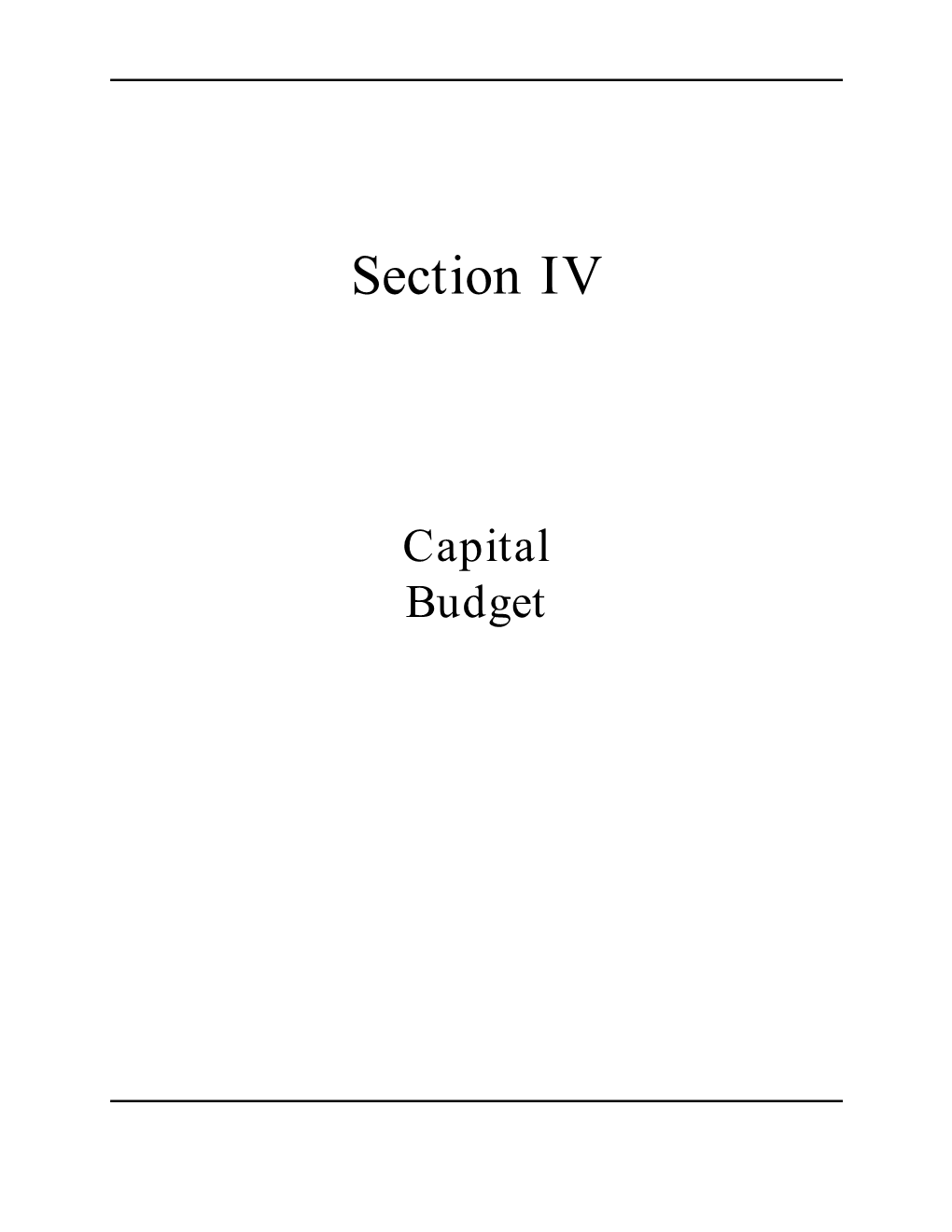 WEB FY 2015 BA Section IV Capital Budget