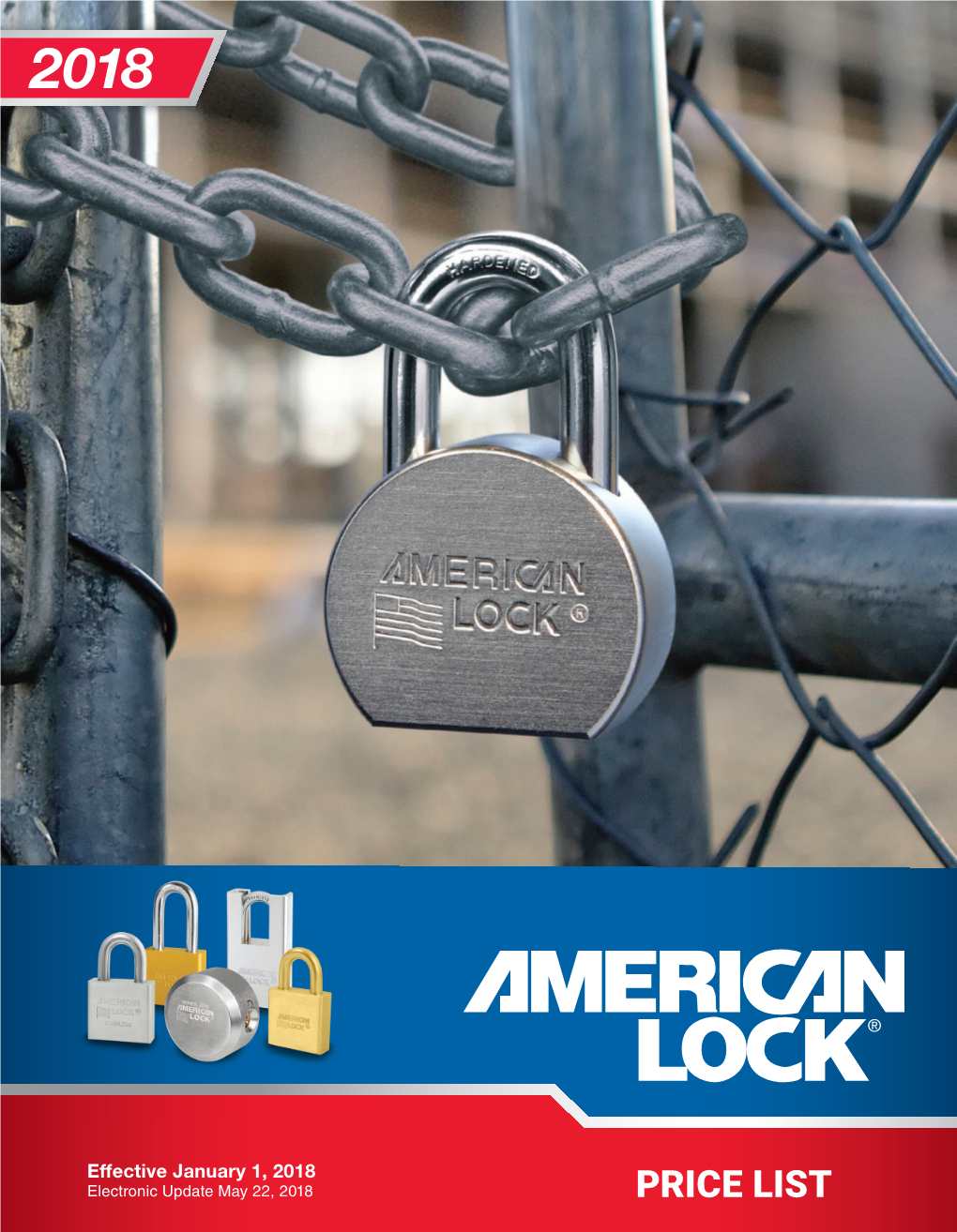 A-001 American Lock Price List Erev May 2018