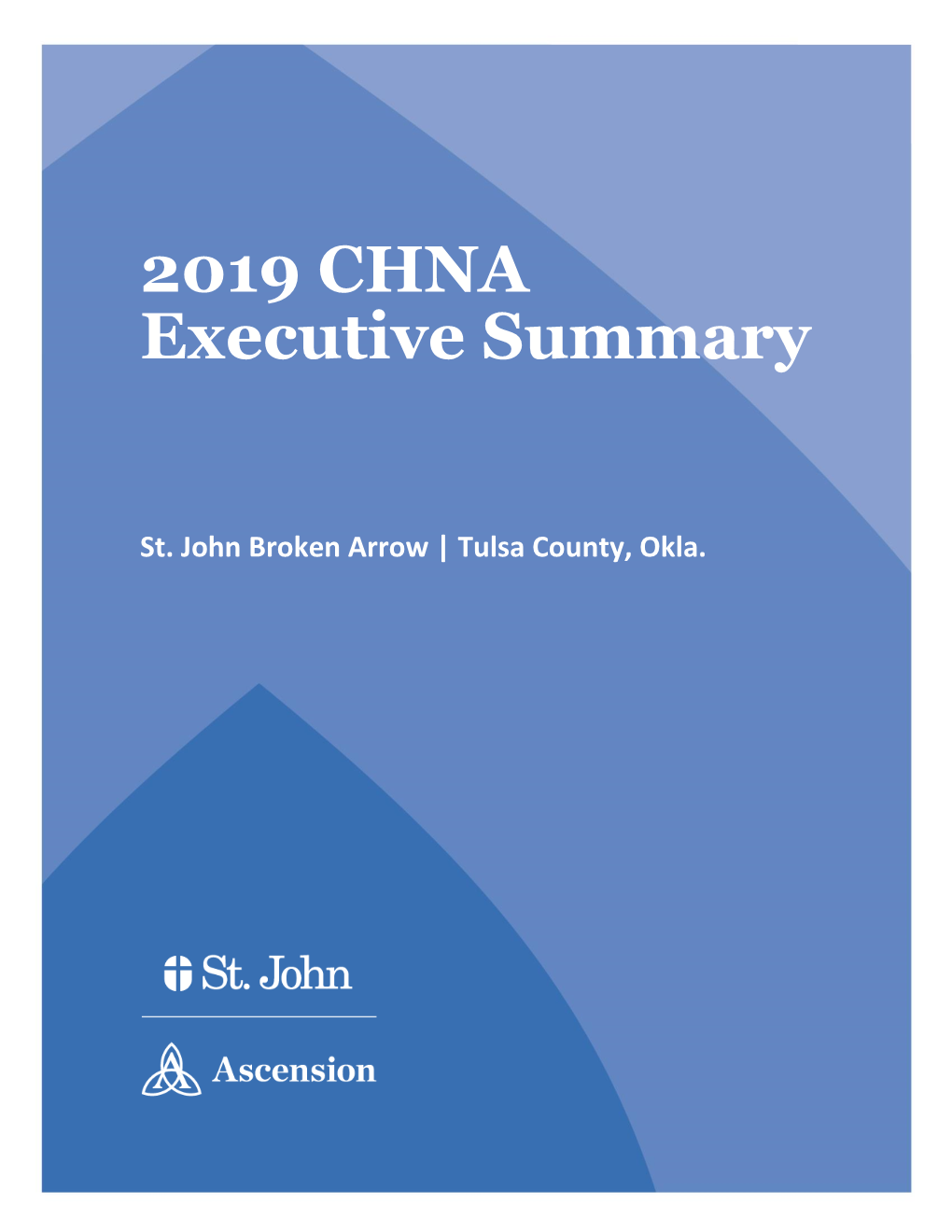 2019 St John Broken Arrow CHNA Executive Summary