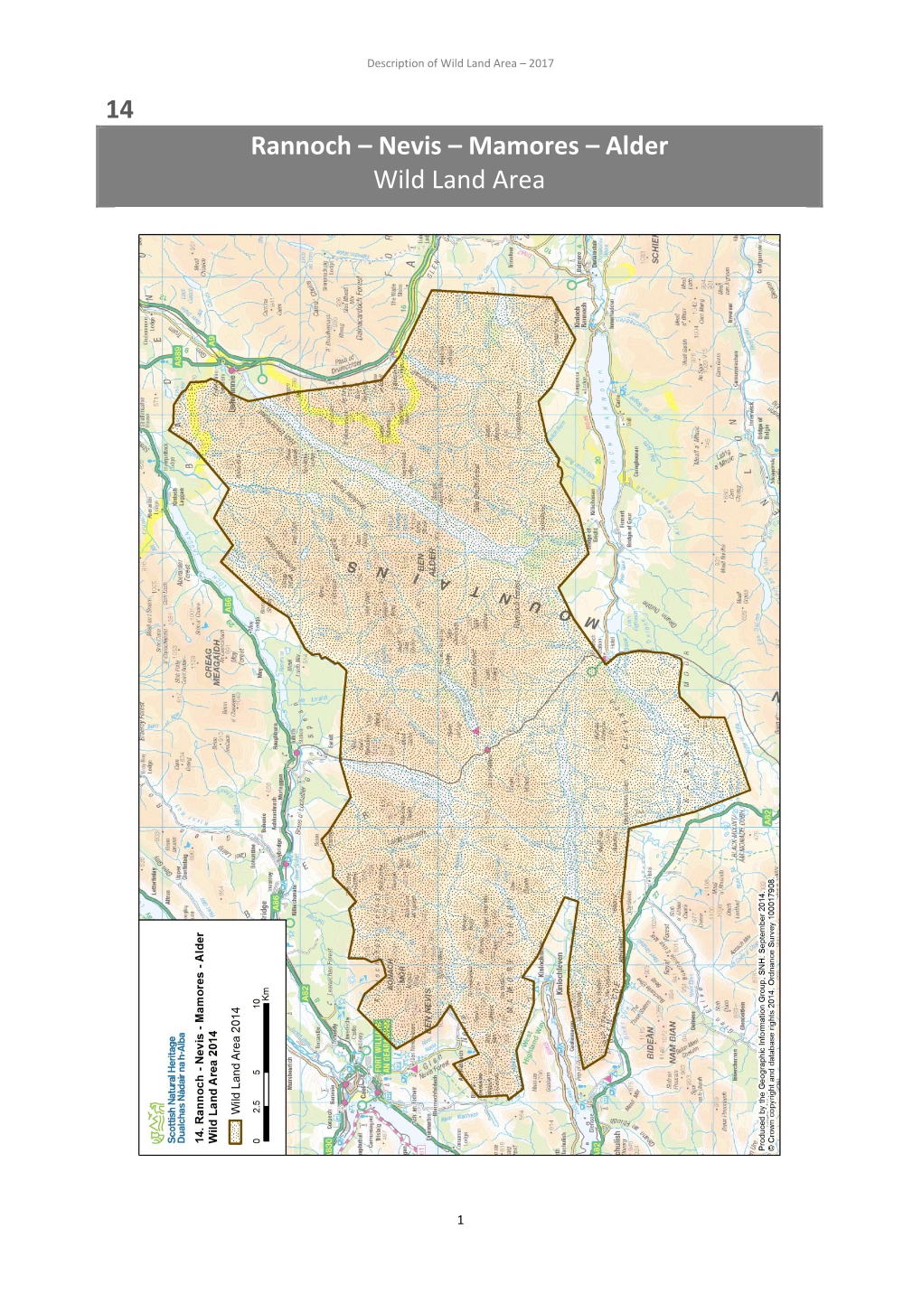 Nevis – Mamores – Alder Wild Land Area