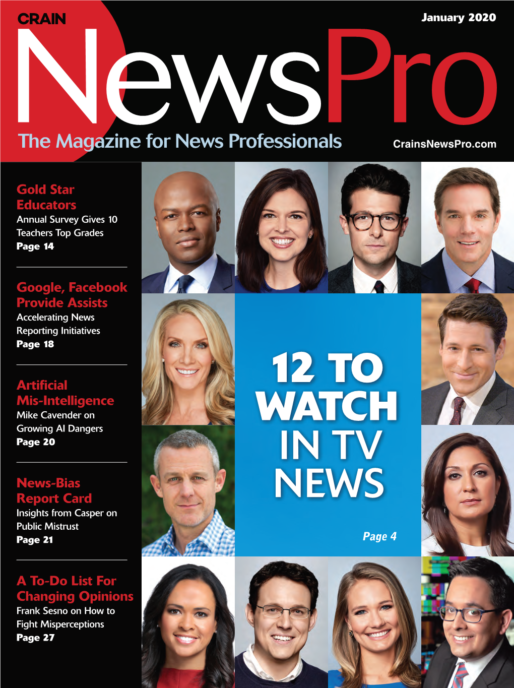 12 to Watch in TV News”