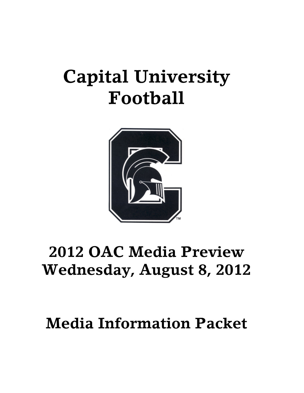 Capital University Football