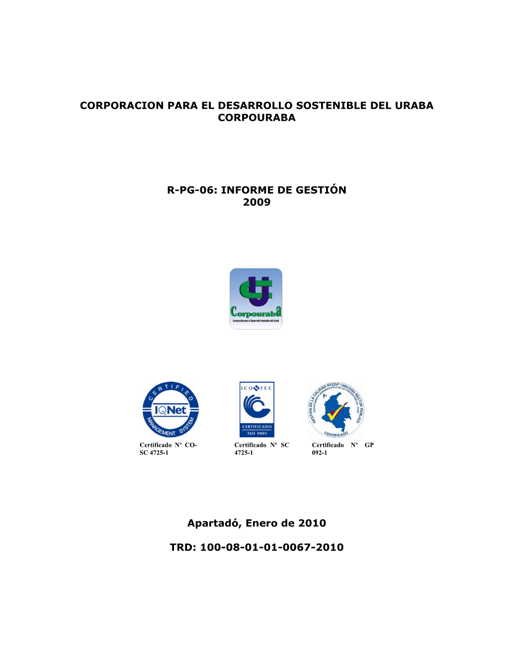 Corporación Para El Desarrollo Sostenible Del Urabá Apartadó