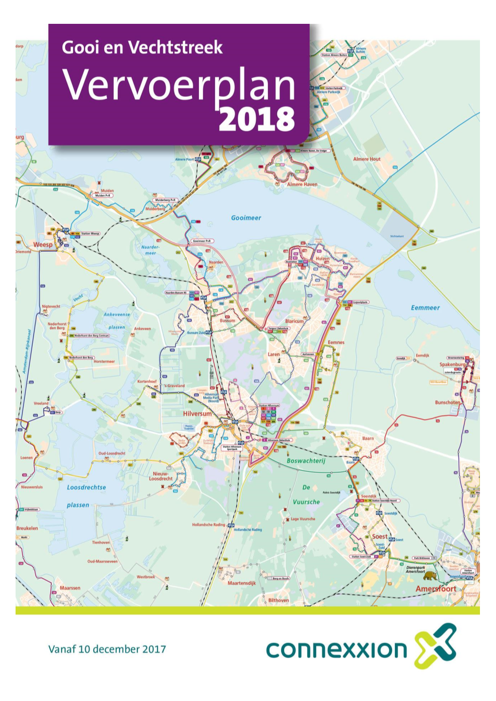 Vervoerplan Connexxion Gooi En Vechtstreek Geldig Tot December 2019