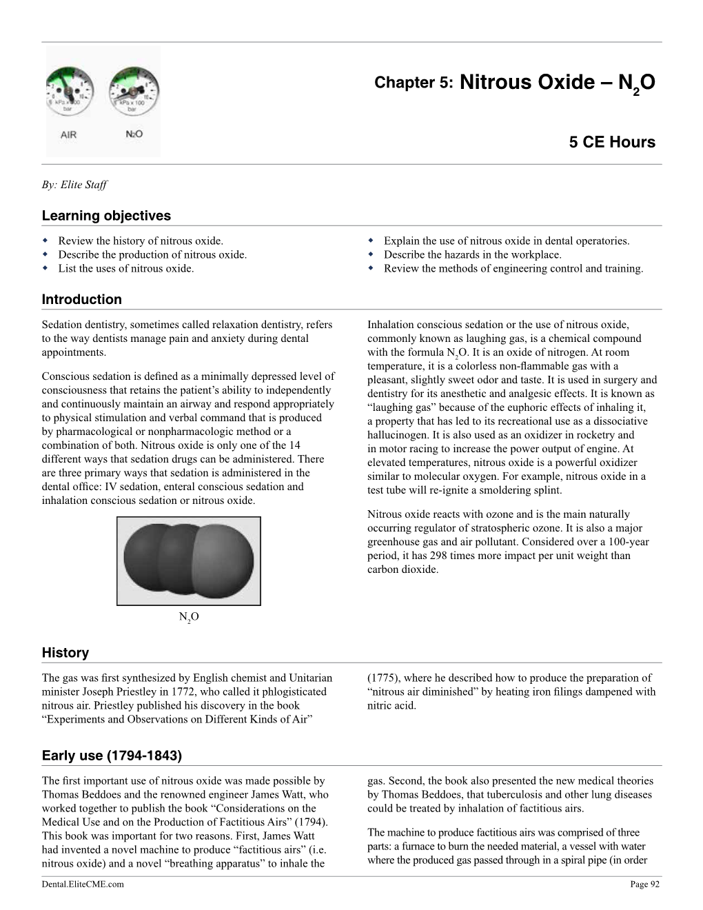 Nitrous Oxide – N2O