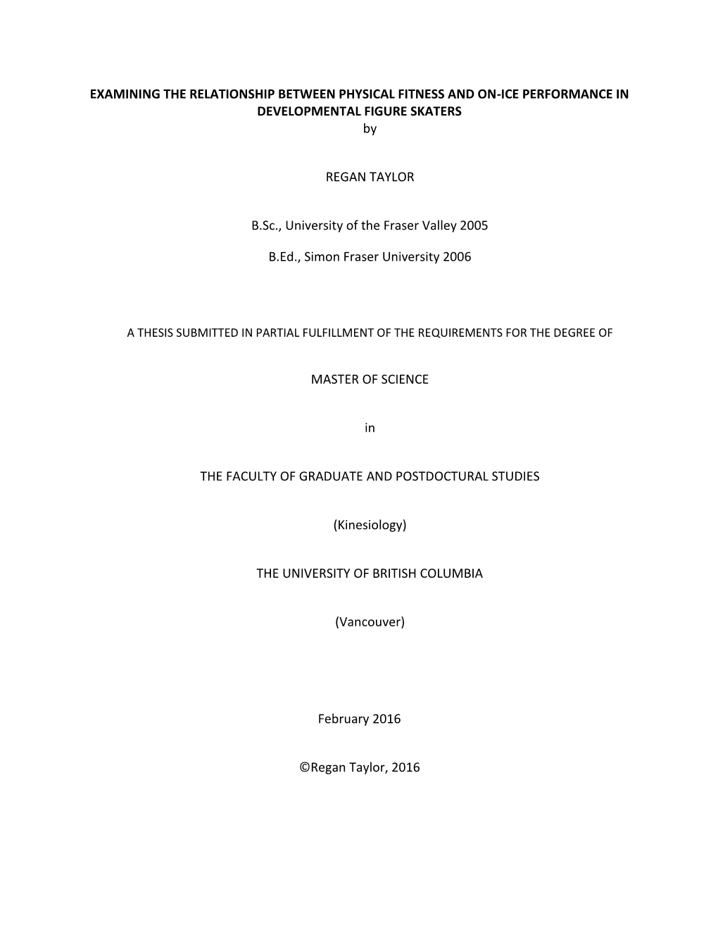 DRAFT – DRAFT – Thesis Proposal (No Working Title)