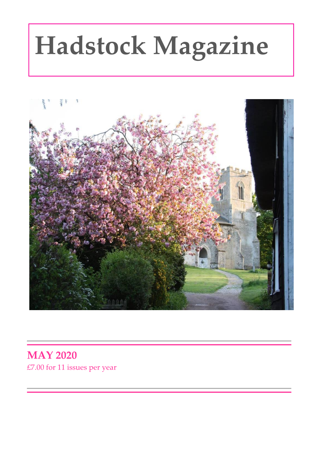 MAY 2020 £7.00 for 11 Issues Per Year