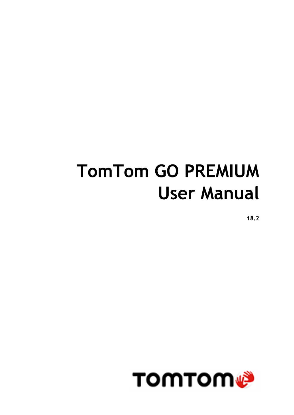 Tomtom GO PREMIUM User Manual