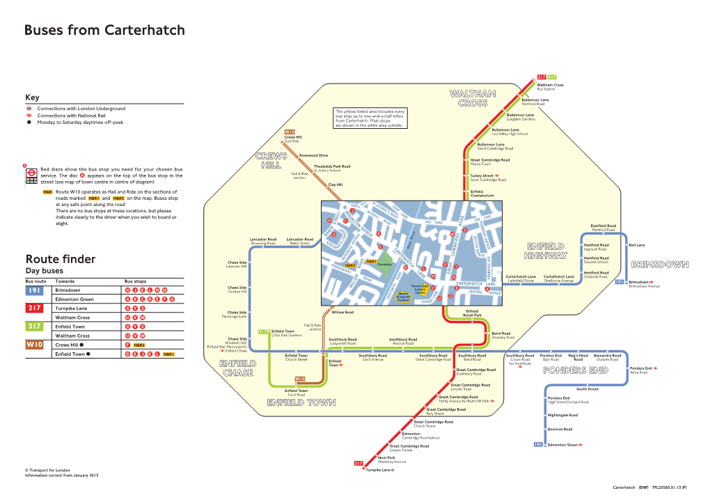 Buses from Carterhatch