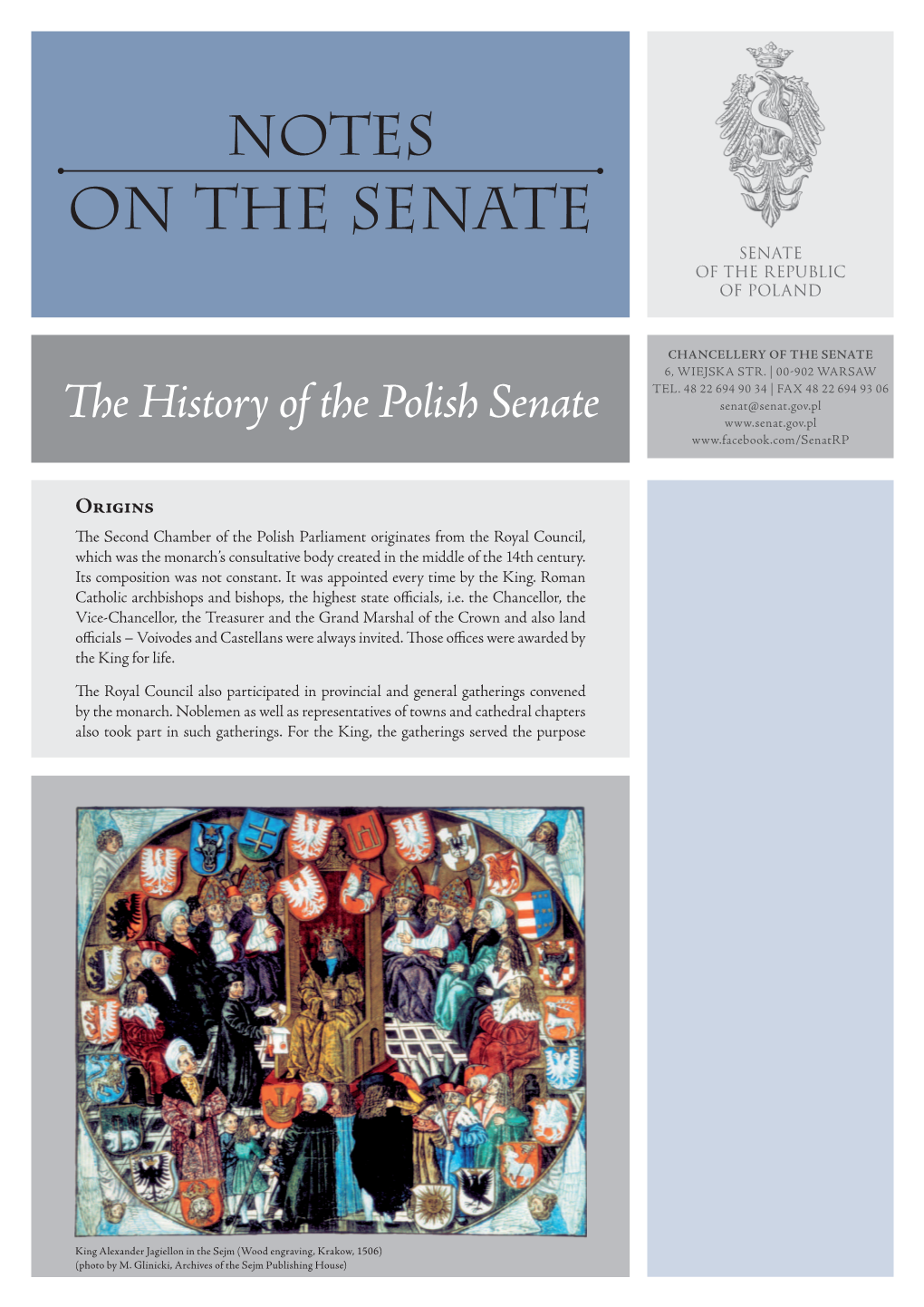 The History of the Polish Senate