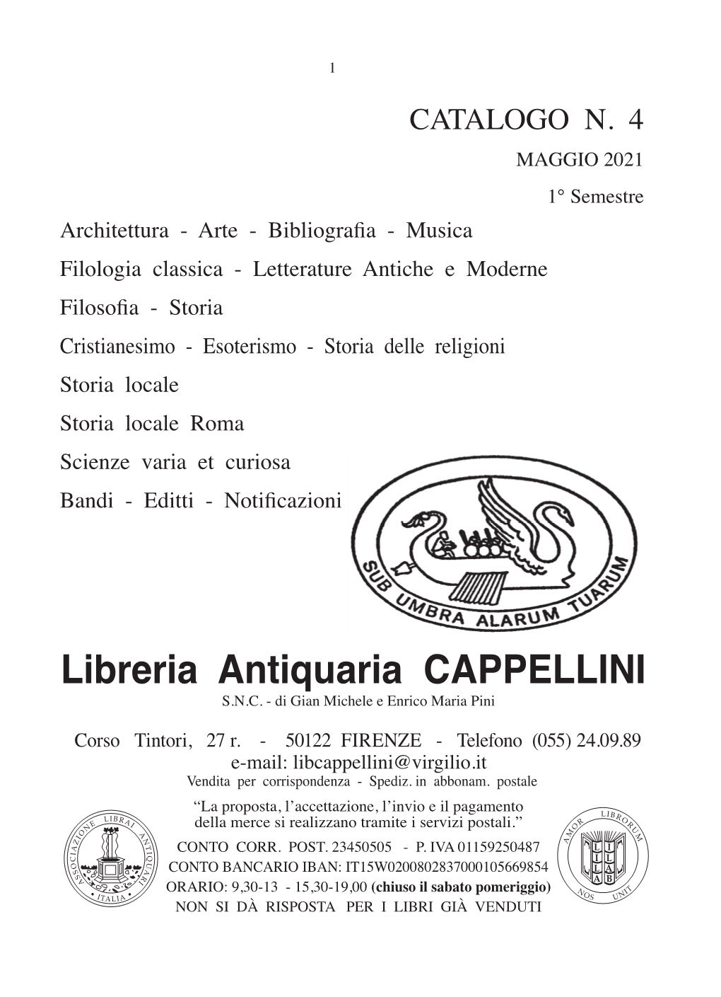 Libreria Antiquaria CAPPELLINI S.N.C