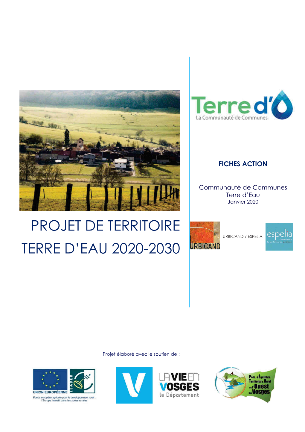 Projet De Territoire Terre D'eau 2020-2030