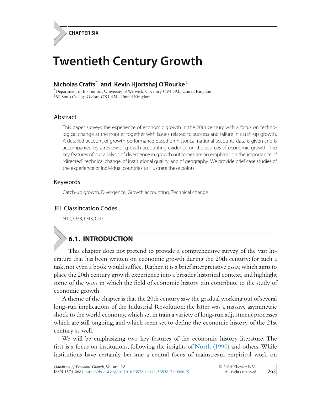 Twentieth Century Growth