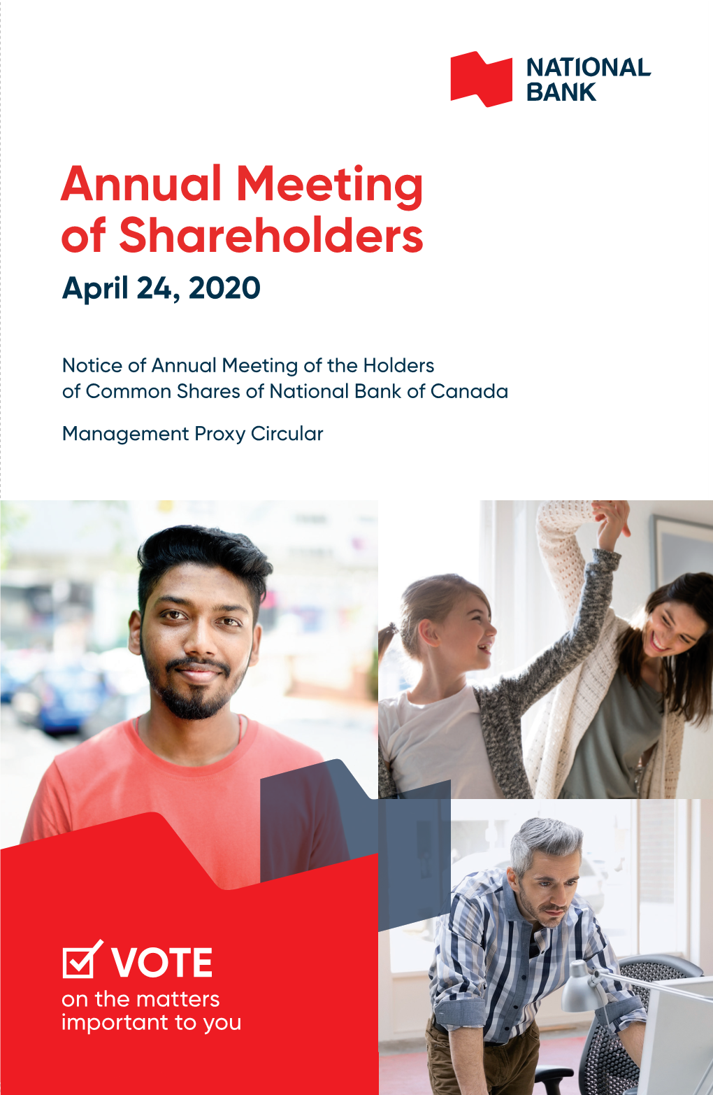 Annual Meeting of Shareholders April 24, 2020