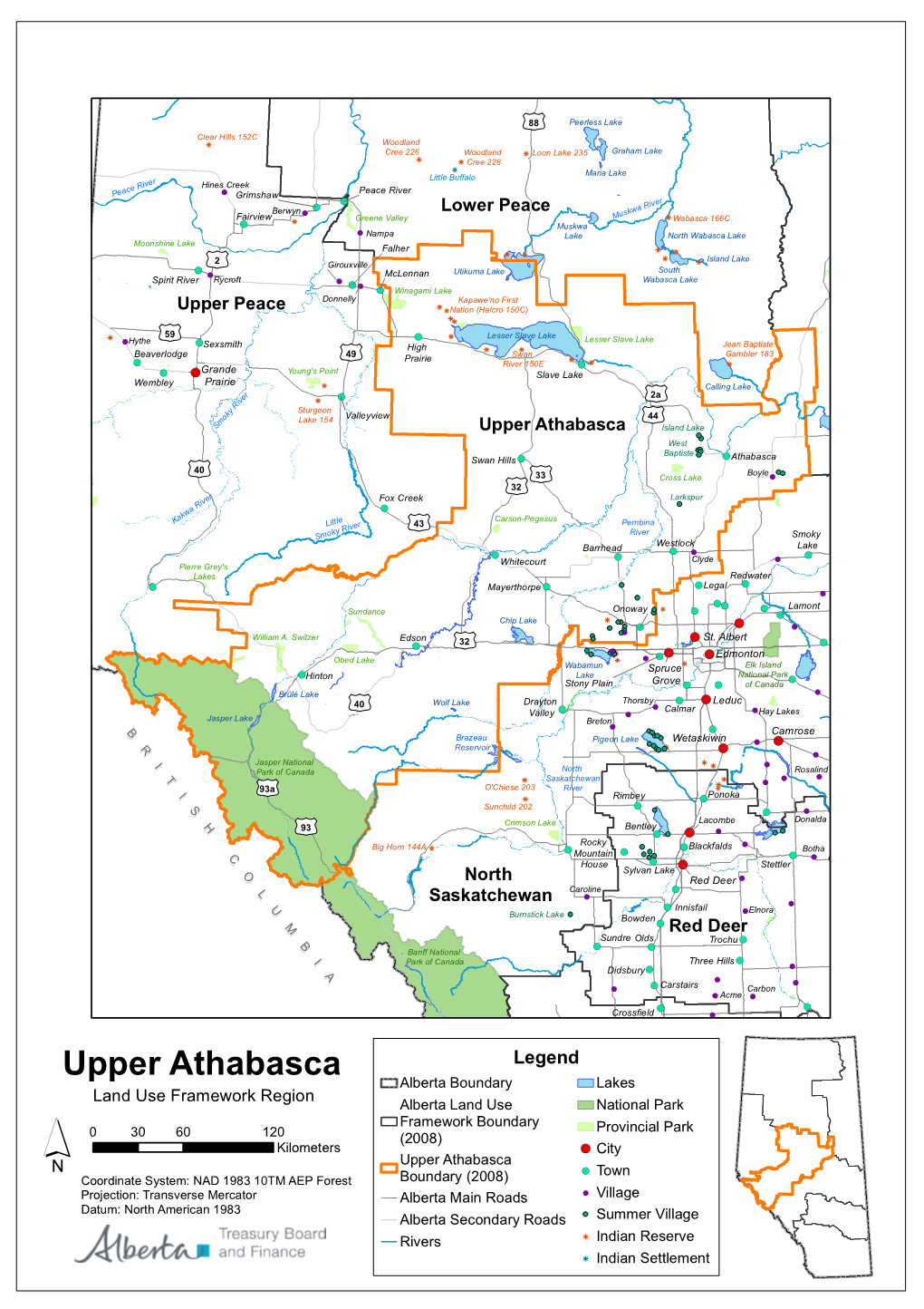 Alberta Land Use Framework Regions