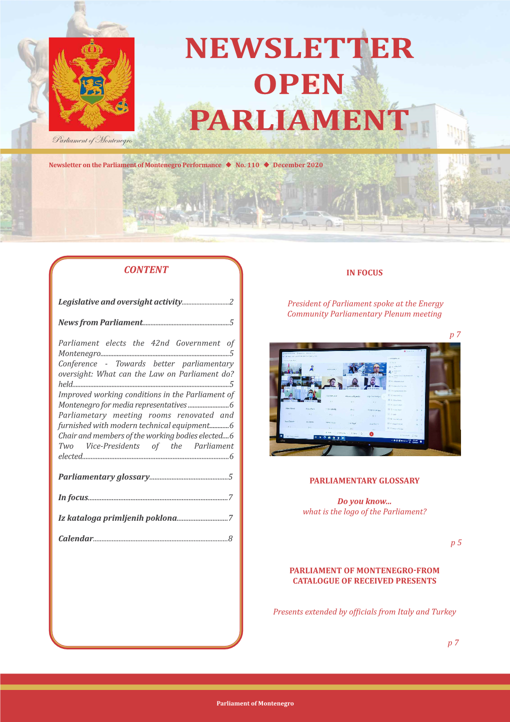 NEWSLETTER OPEN Parliament