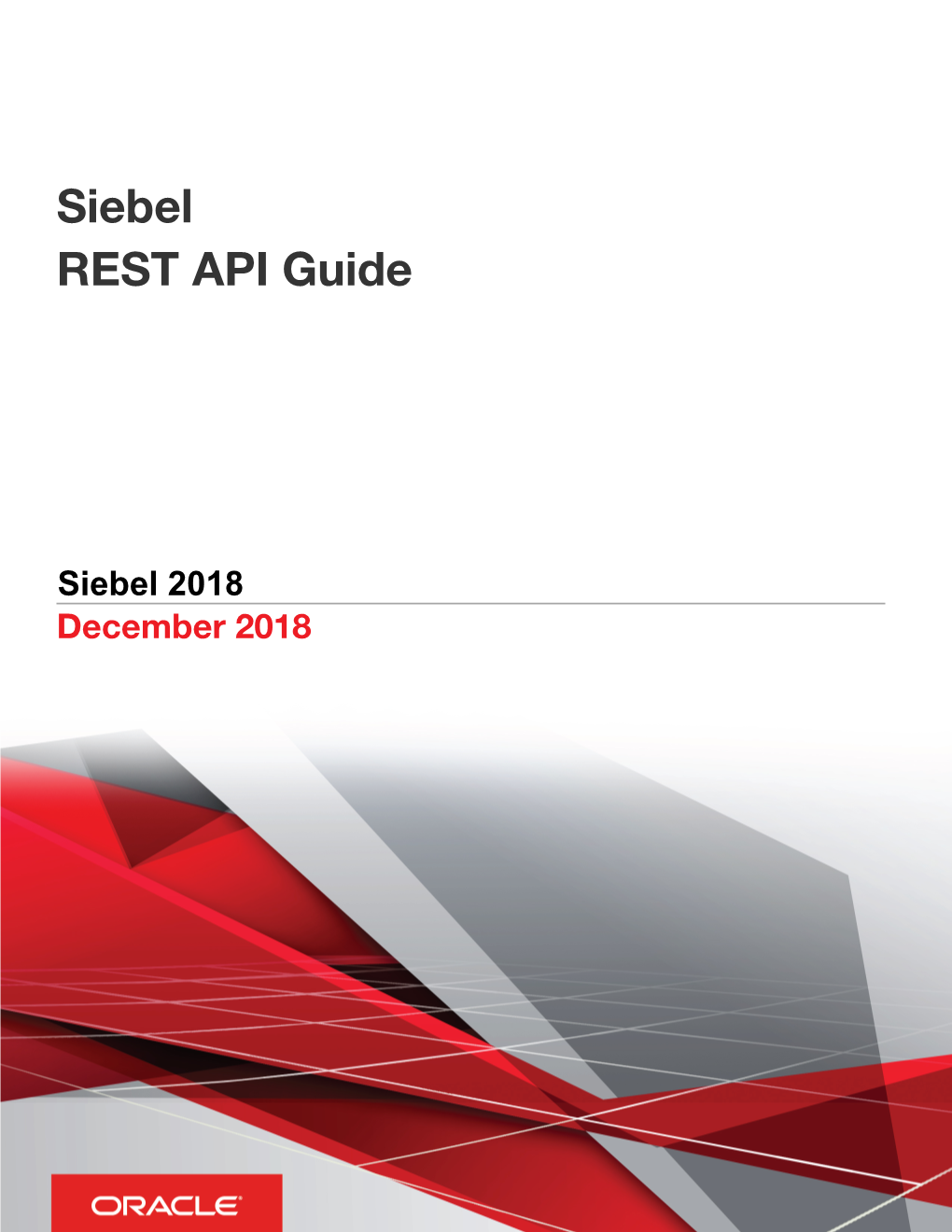 Siebel REST API Guide