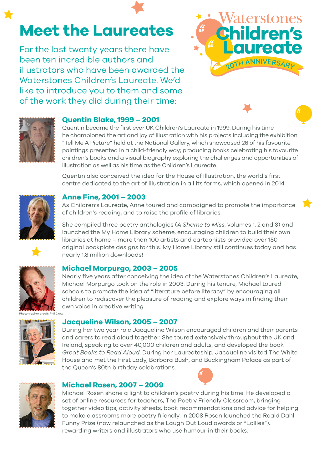 Meet the Children's Laureates