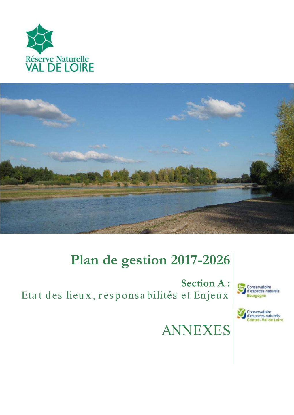 Plan De Gestion 2017-2026 ANNEXES