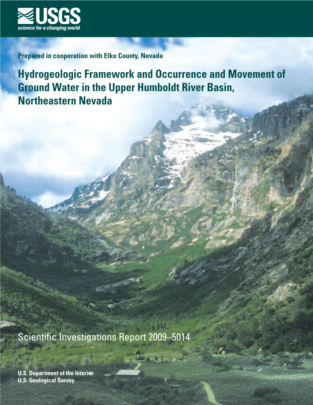 Hydrogeologic Framework and Occurrence and Movement of Ground Water in the Upper Humboldt River Basin, Northeastern Nevada