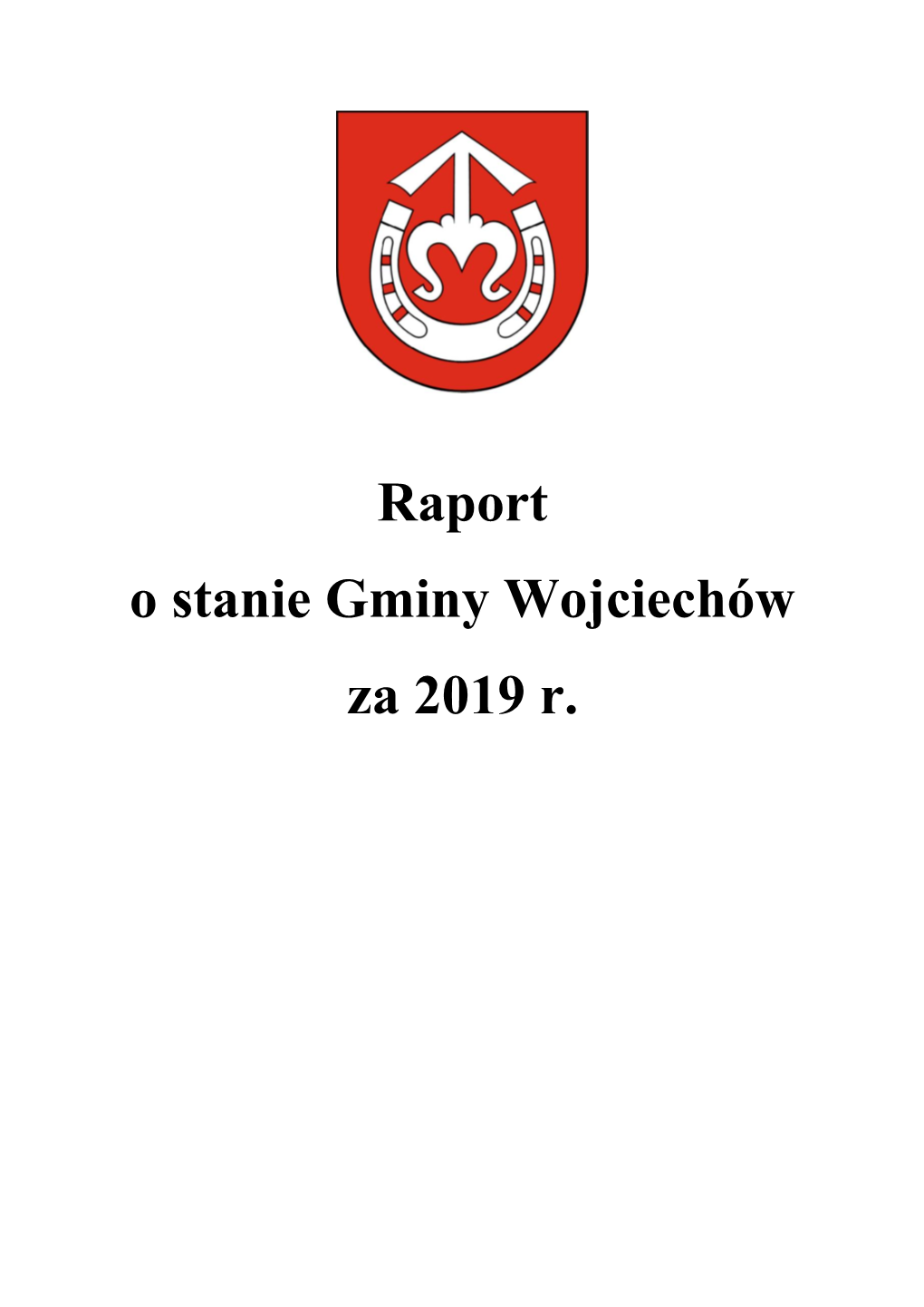 Raport O Stanie Gminy Wojciechów Za 2019 R