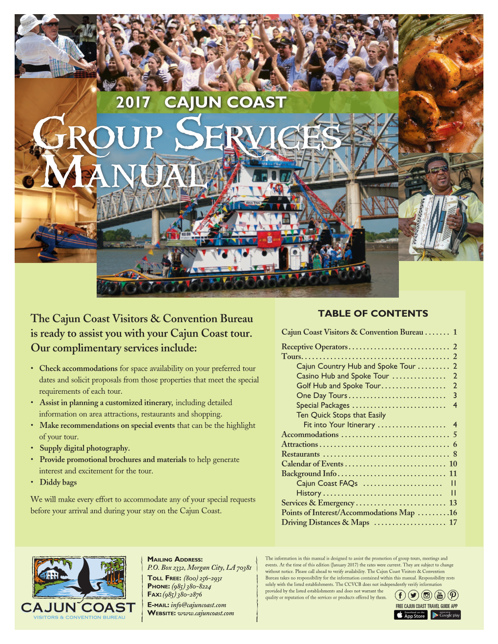 Cajun Coast Group Services Manual 2017 [FINAL: MEDIUM