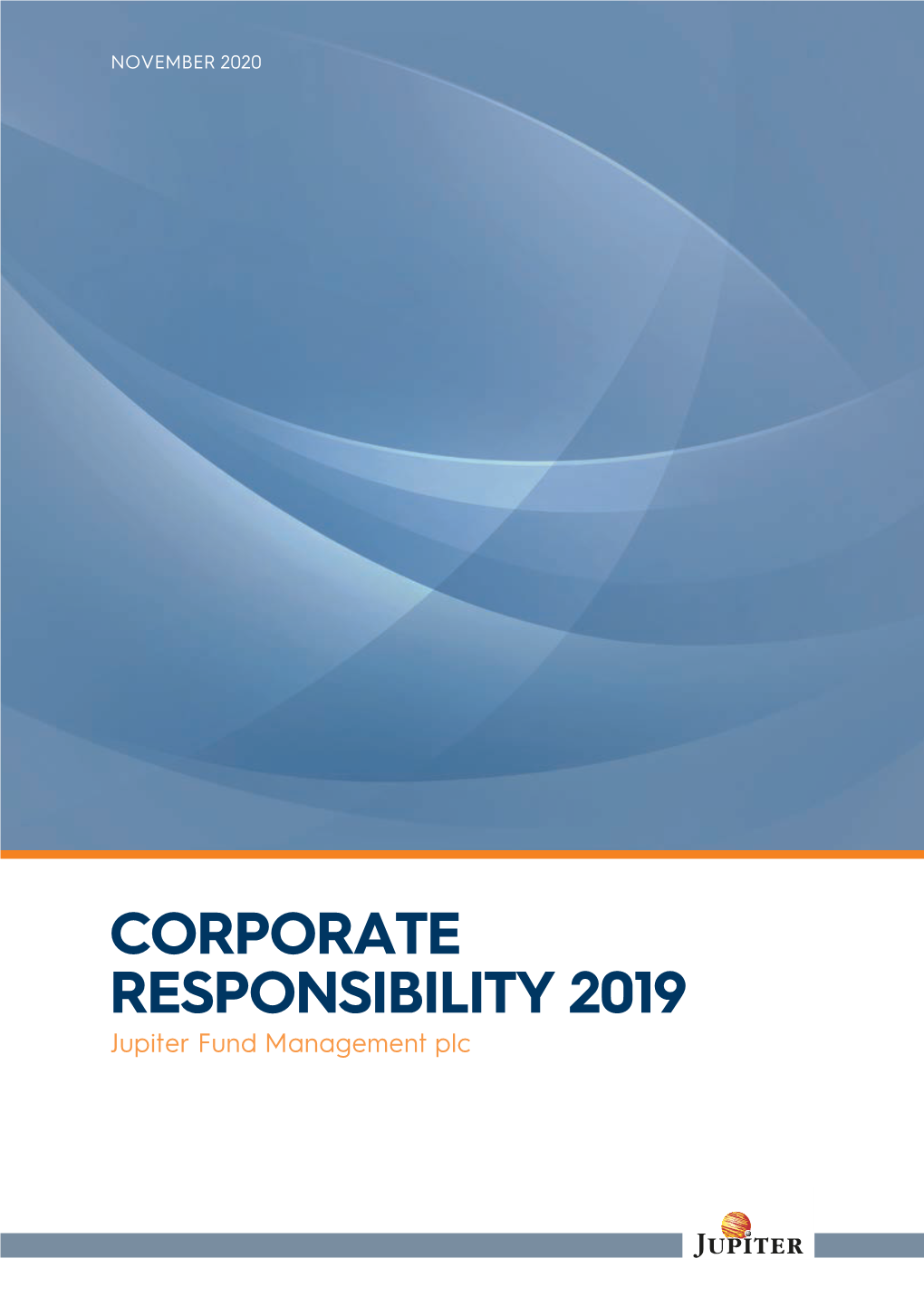 CORPORATE RESPONSIBILITY 2019 Jupiter Fund Management Plc