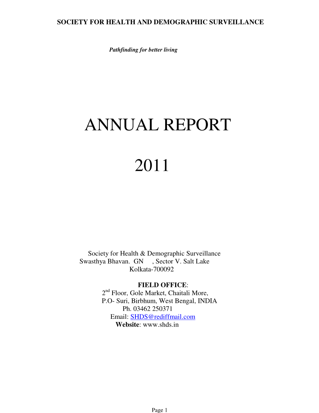 Annual Report 2011